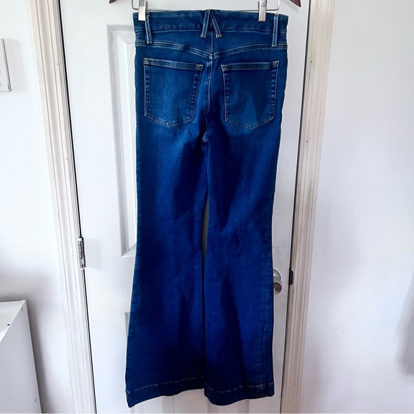 Good American Good Legs High Rise Flare Jeans Size 4 - Picture 8 of 12